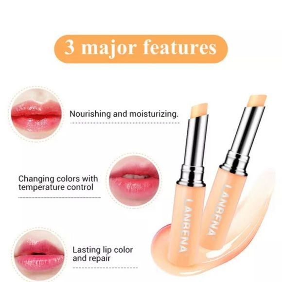 LANBENA Chameleon Lip Balm Nourishing Moisturizing Reduce - Picture 3 of 3